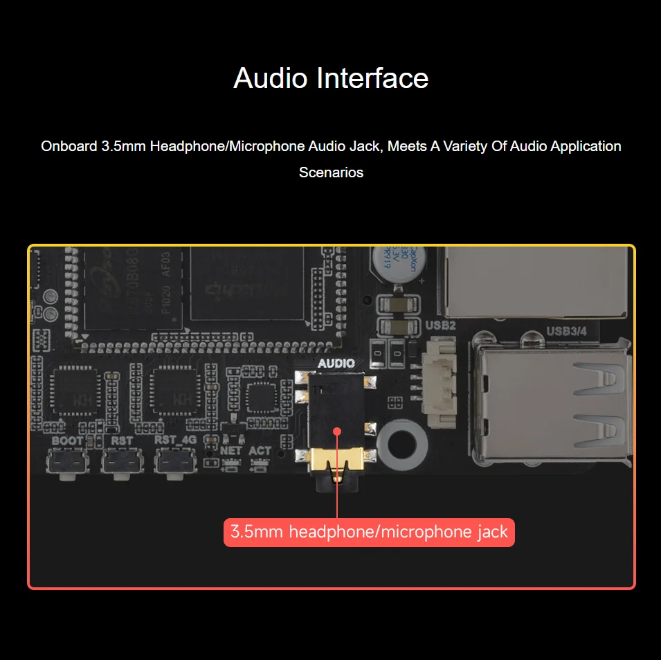 Luckfox Lyra Pi Linux Micro Development Board Core3506 Core Board Integrates Triple-core ARM Cortex-A7 ARM Cortex-M0 Processors