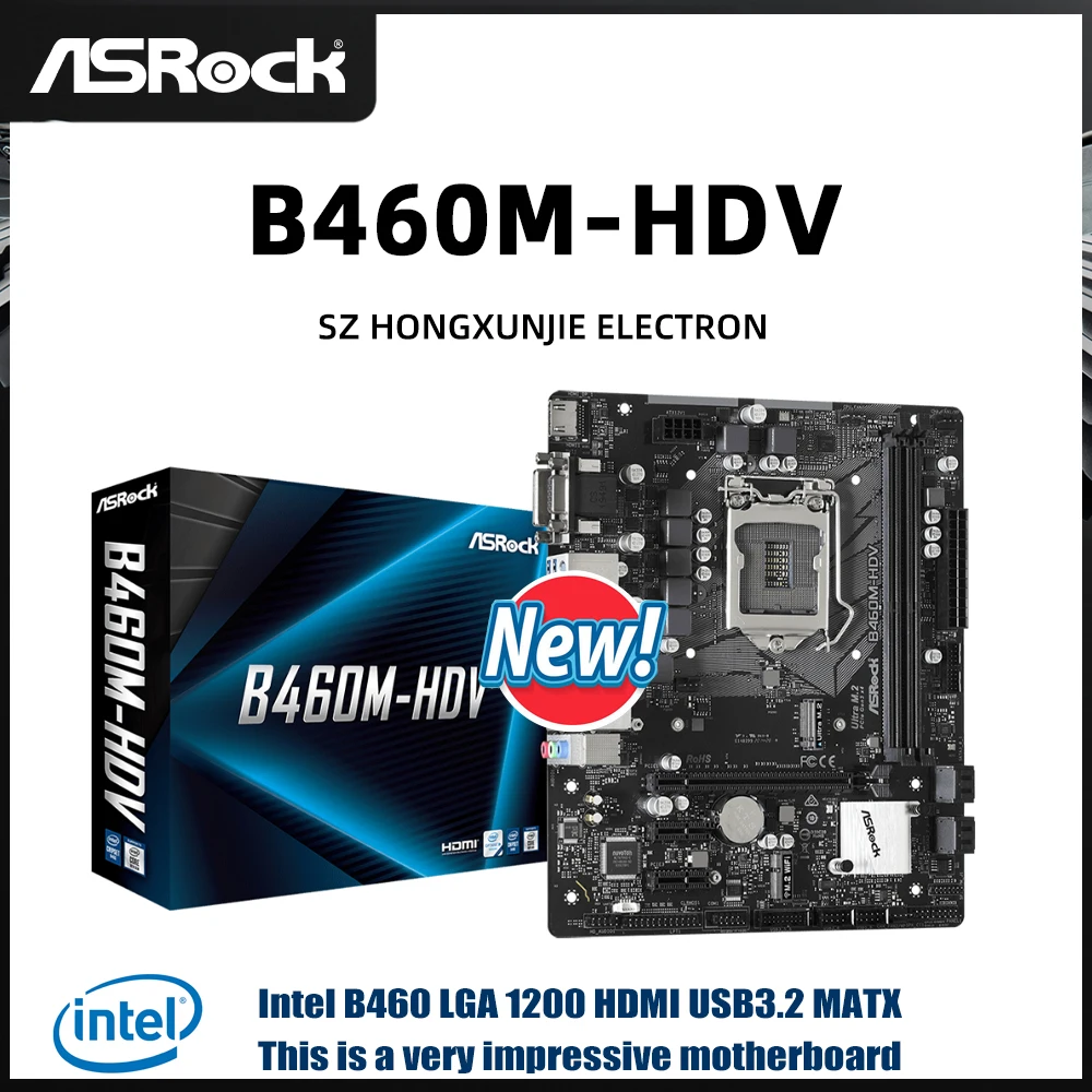 Asrock B460M-HDV Mo…