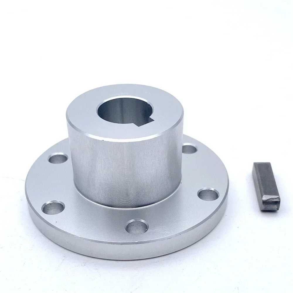 For Omni Wheel Flange Couplings Aluminum Diameter 5 6 8 10mm 12 14 15 16 18 mm Keyway Couplings (1Pcs)