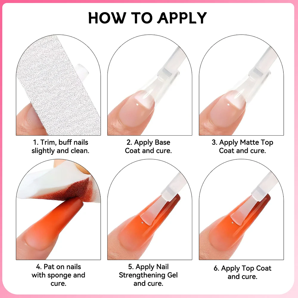 Vendeeni 9 Grid Nude Pink Patting Gel Nagellack UV Soak Off Gel Lack Blooming Gradient Painting Gel Lacquer – Detail 9