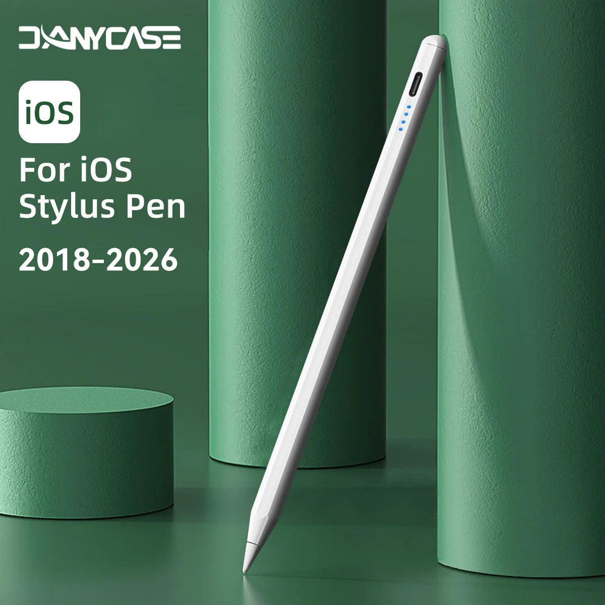Stylus For Apple Pencil 2026 iPad Air 11 13 M2 M3 Pro 13 11 M4 M5 5/6/7/8/9/10th/11th Gen Air 4 Air 5 with Palm Rejection Stylus
