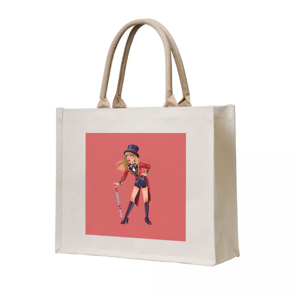 

RED Tote Bag bag for beach Canvas bag for women Shopper