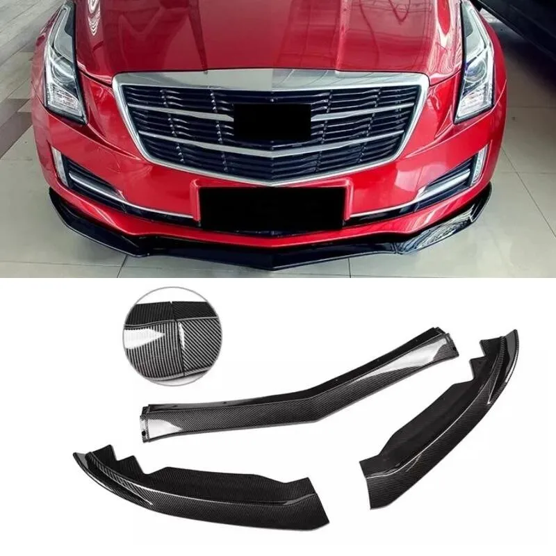 

Для Cadillac ATSL ATS 2014-2017: Комплект обвеса из карбона (передний сплиттер/губа) для тюнинга автомобиля, аксессуары для авто