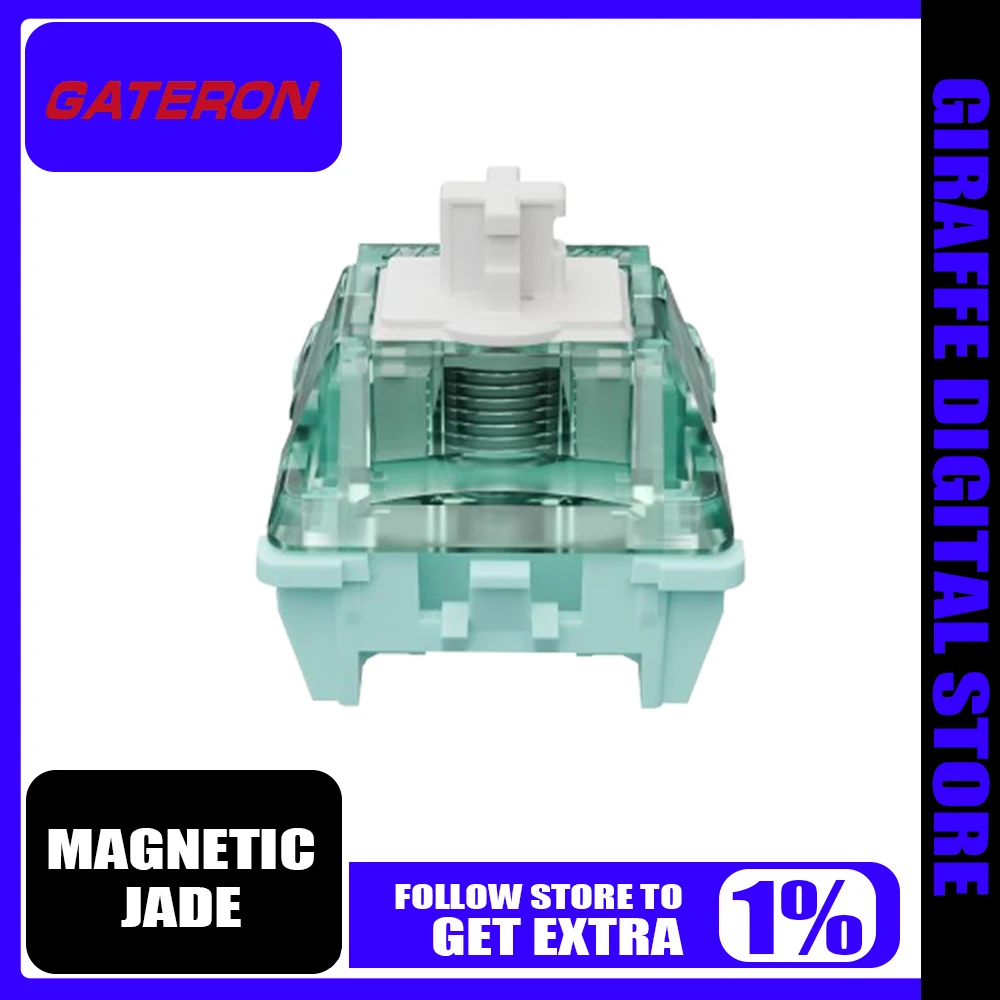 Gateron Magnetic Jade Pro Switch HIFI Low Delay Adjustable RT For Mechanical keyboard Lasting Stable Pc Gamer Accessories Gifts