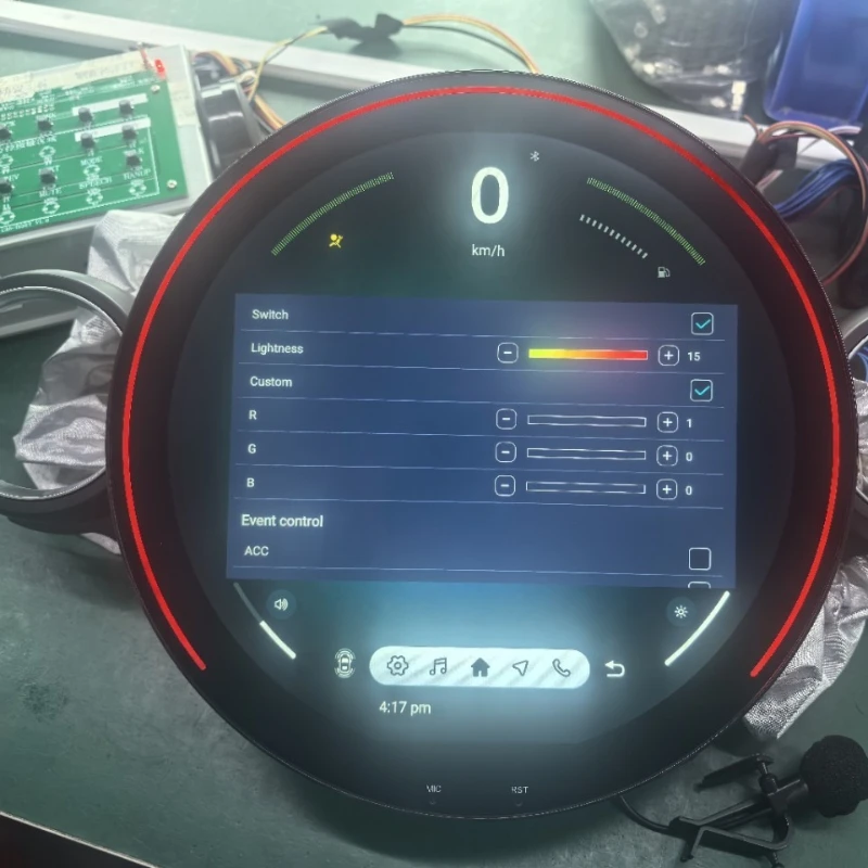 

11.7 inch is suitable for BMW MINI 2016-2018 Android navigation all-in-one machine with eight cores and built-in Carplay.
