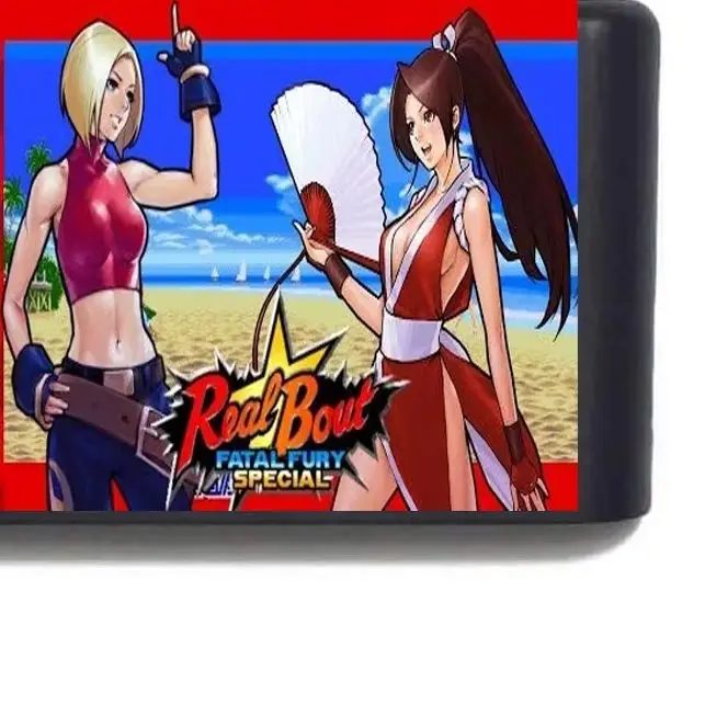 MD Real Bout Fatal Fury Special Version 2.0 16 Bit Game Card For Mega Drive
