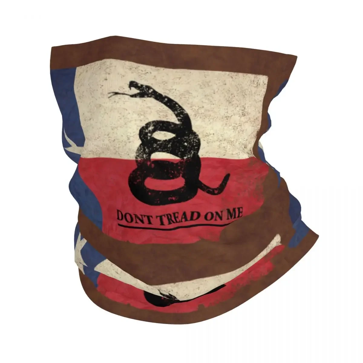 

Dont Tread On Me Texas Bandana Neck Cover Printed Balaclavas Wrap Scarf Multi-use Headband Fishing for Men Women Adult Washable