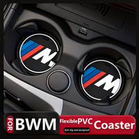 2Pcs Car Coasters Silicone Non-Slip Water Cup Mat Drink Pads For BMW G30 G32 G01 G02 G05 G06 G07 G26 G23 G22 F40 F20 G08 G16 G15
