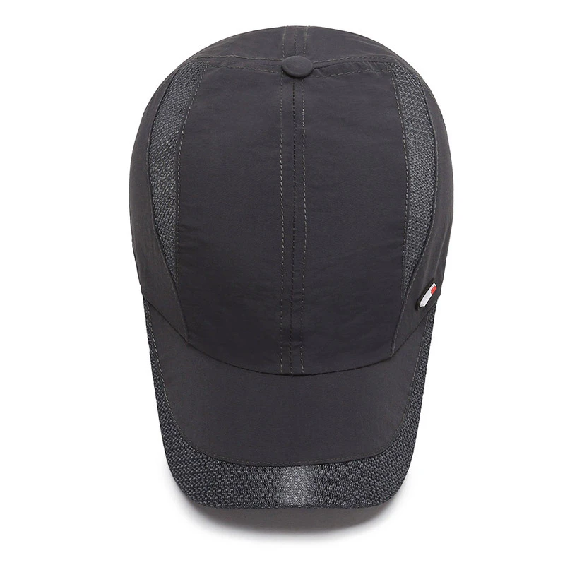 New Spring Summer Men Baseball Caps Male Breathable Mesh Snapback Hats Black Sport Dad Fishing Hats Cap For Men Dropshipping