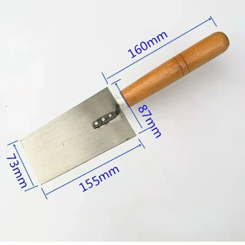 1pcs  large size Cement Float Margin Trowel Bucket Stainless Steel Concrete Finishing Trowel Spatula Construction Tools Wooden