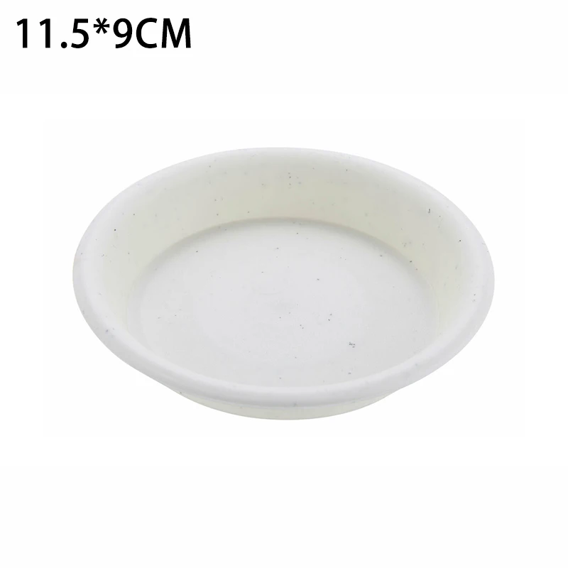 10 Piece Set of PP Round Saucers for Potted Plants Designed for Drainage and Protection Indoor Outdoor Environments