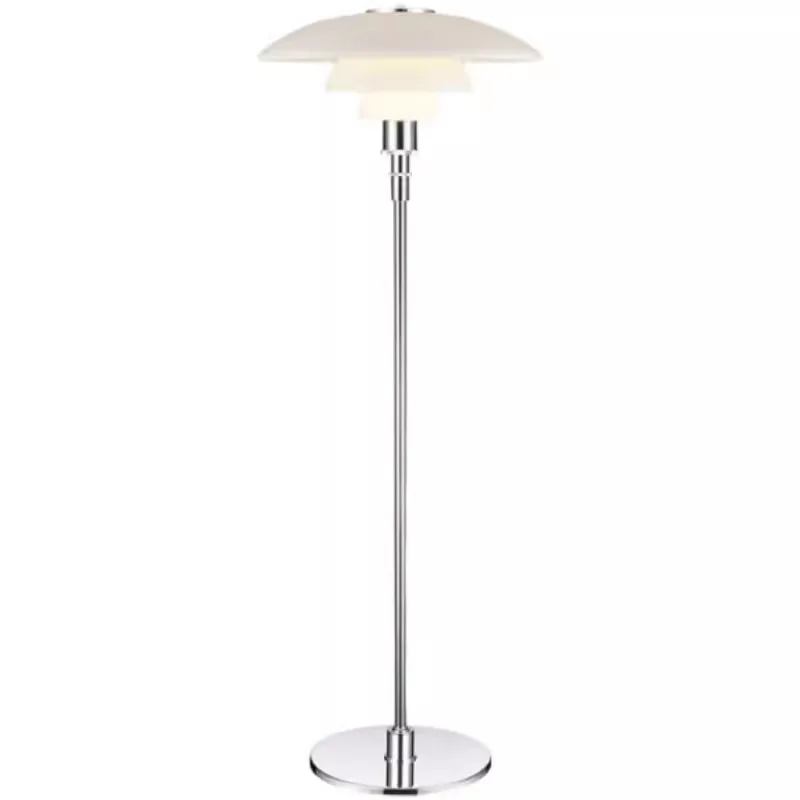 

PH3 floor lamp next to the sofa in the simple living room, bedroom study glass floor lamp