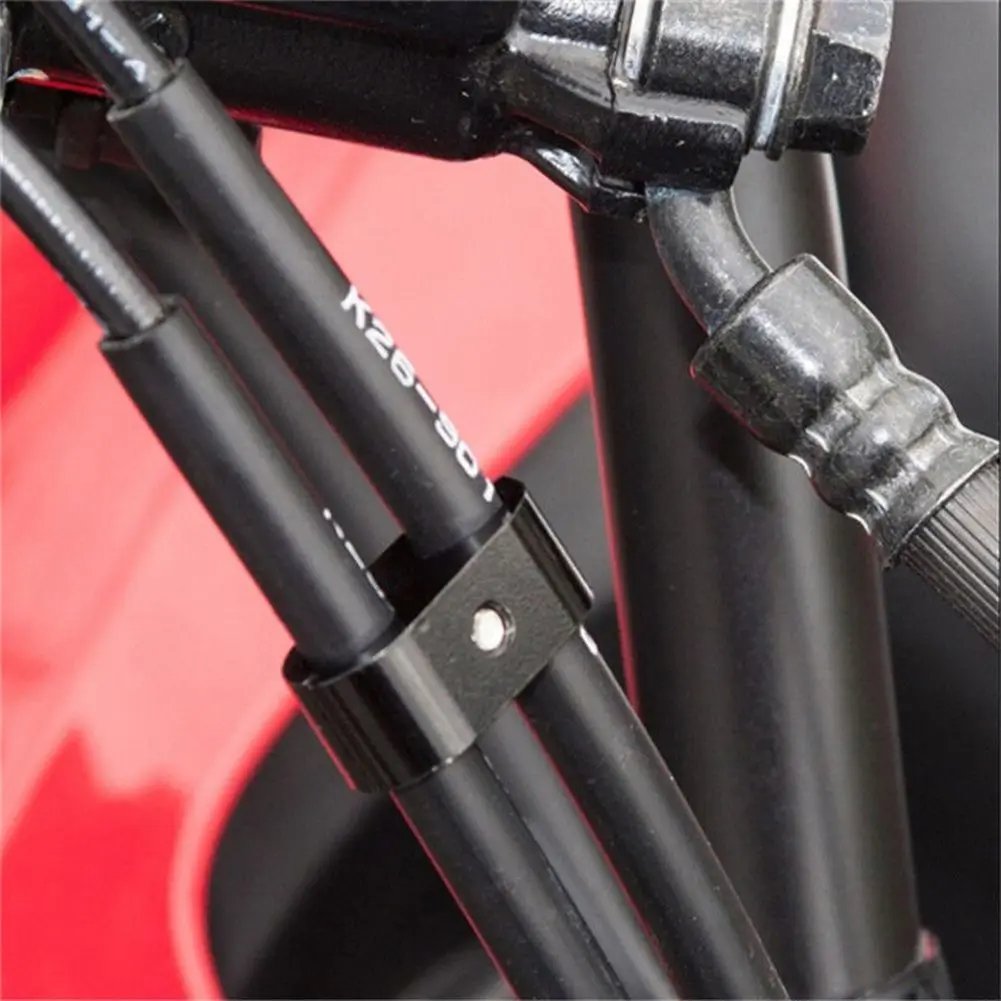 Motorcycle Line Clamp Wire Clip Anti-Oxidizing Black Brake Cable Guide High Strength Hose Hydraulic Brake Line Holder