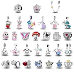 925 Sterling Silver Rabbit Butterfly Perfume Charms Beads Fit Diy Bracelet Necklace Making Gift Of High Quality Fine Jewelry