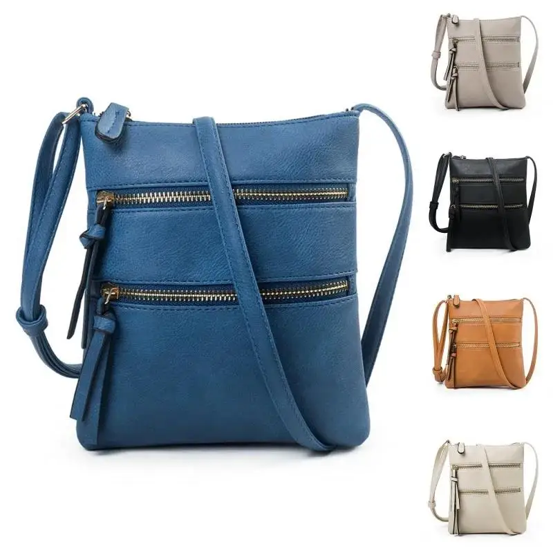 Contrast Color Square Crossbody Bag, PU Leather Textured Bag Purse, Classic Versatile Fashion Shoulder For Women Daily Used