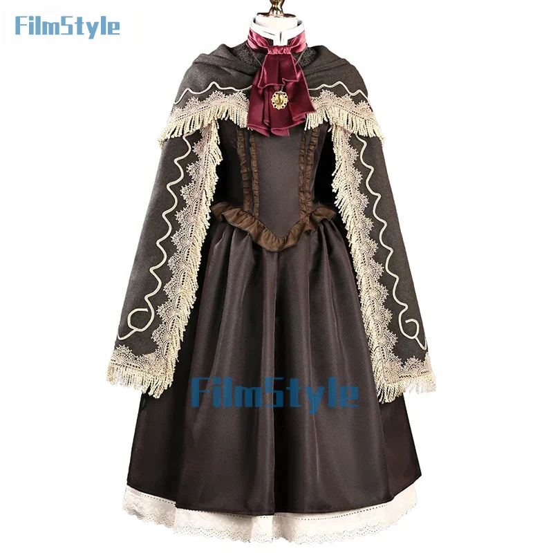 دمية أزياء تنكرية لعبة الدمية المحمولة بالدم ابنة الكون زي الهالوين كرنفال حفلة لعب الأدوار