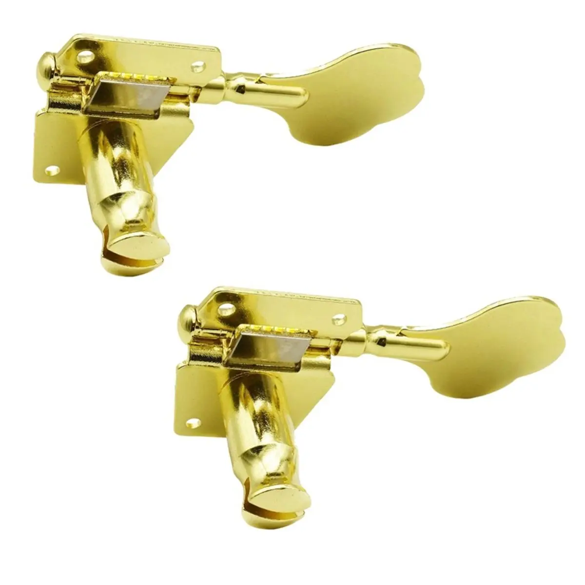 (ABYM) 4PCS Guitar Bass Tuners Tuning Pegs Keys Machine Heads Open for 4 String Electric Bass Durable Precision Bass Tuner B