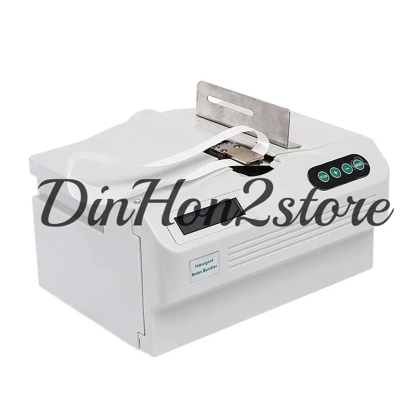 Electric Intelligent Paper Strapping Machine Automatic Hot melt Paper Tape Bundling Machine Banknote Tying Banding Machine