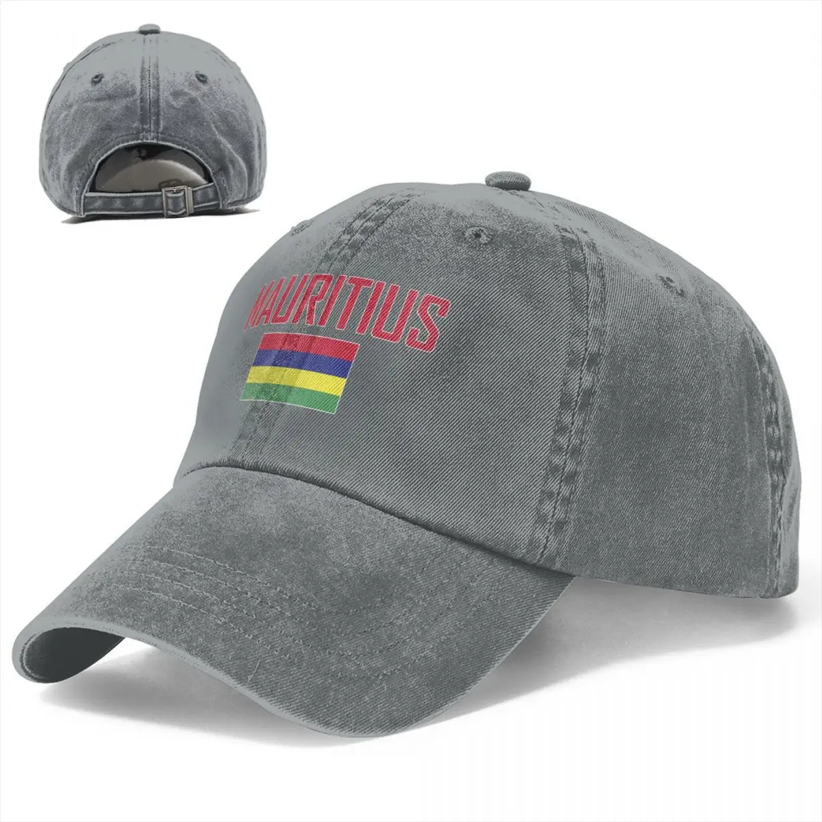 Flag of MAURITIUS Baseball Caps Unisex Soft Casquette Cap Fashion Denim Hat Vintage Adjustable Dad Hat