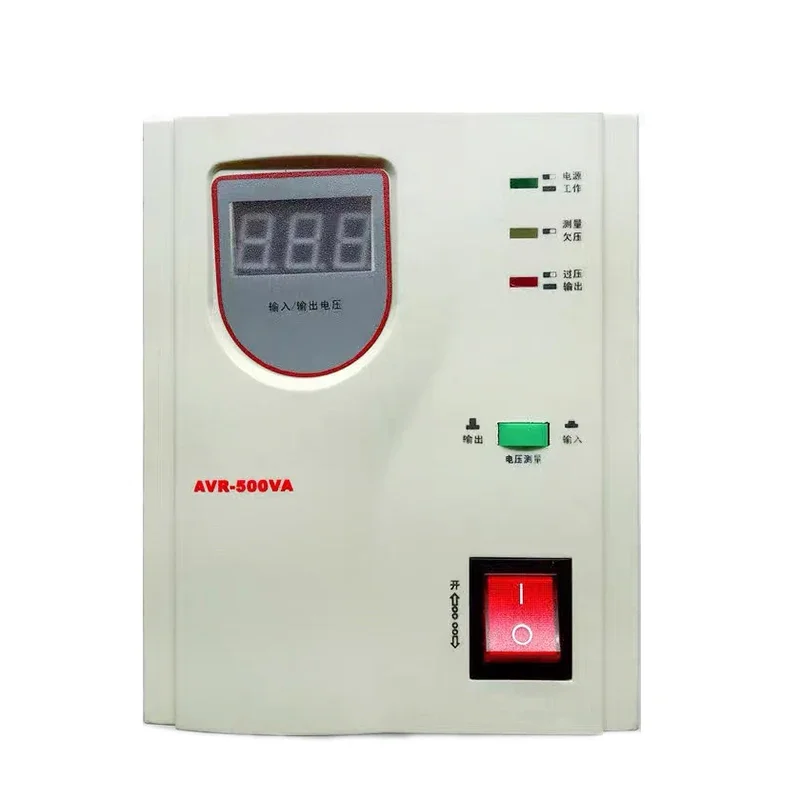 500VA-10KVA Voltage Regulator Automatic Household Ac Voltage Regulator Tv Computer Refrigerator Voltage Regulator 220V