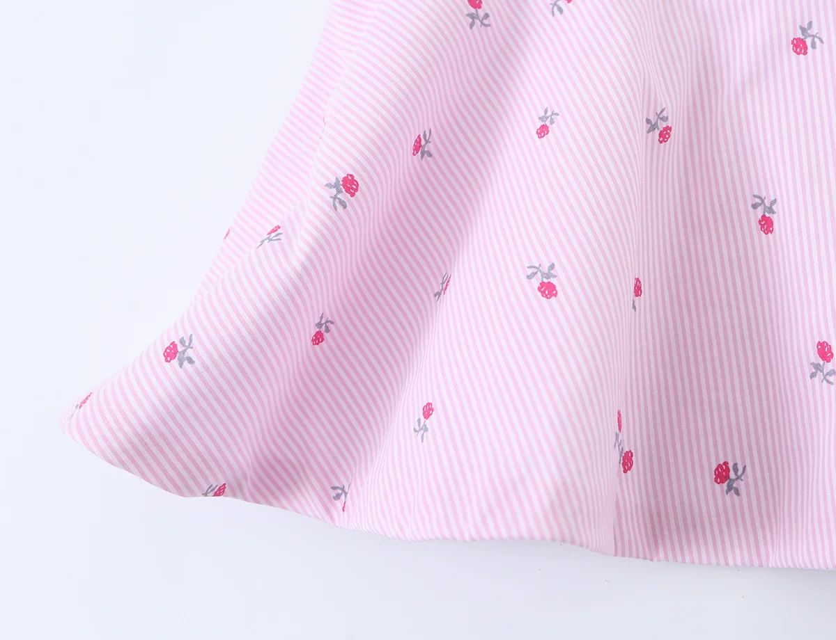 2026 Sommer Süße Damen Gestreifte Bedruckte Tanktops Modische Ärmellose Schlanke Lässige Camisole-Shirts Schicke Rückenreißverschluss-Rocksaum-Tops – Detail 9