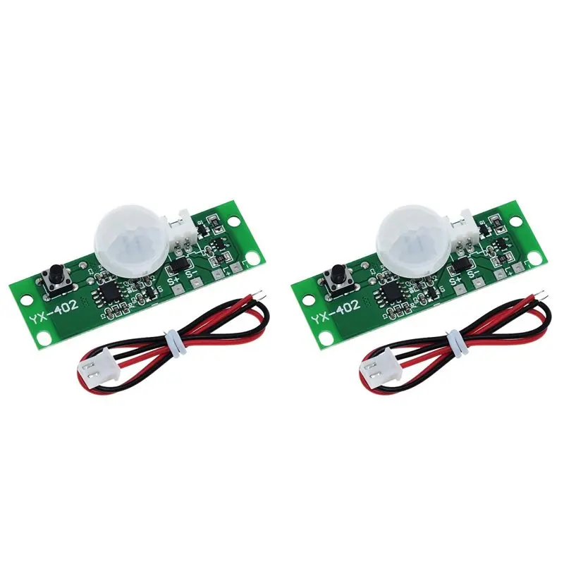 24-Hour Delivery 2X 3.7V Solar Lamp Board Control Sensor Night Light Module Infrared Human Body Induction Solar Circuit Board