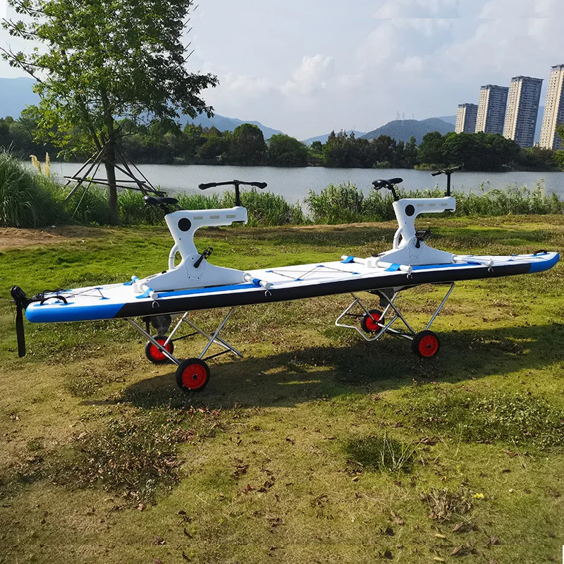 

Water tandem bicycle HR system