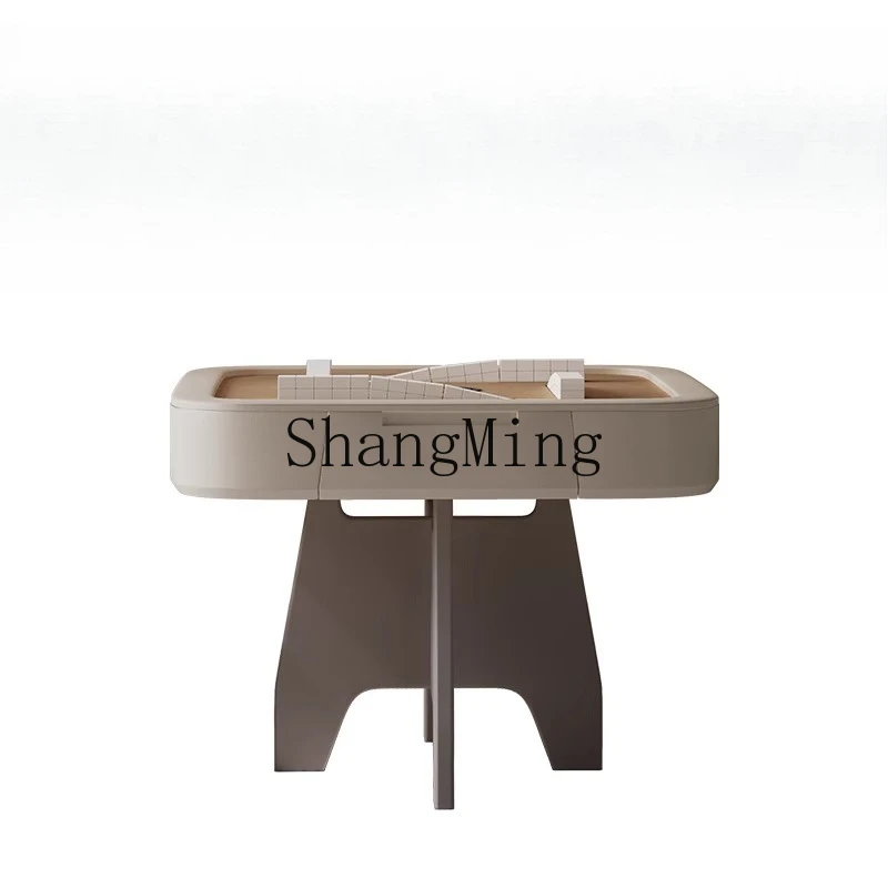

FG Fully Automatic High-End Solid Wood Rotatable Desktop Roller Coaster Mahjong Dual-Use Integrated Multi-Function
