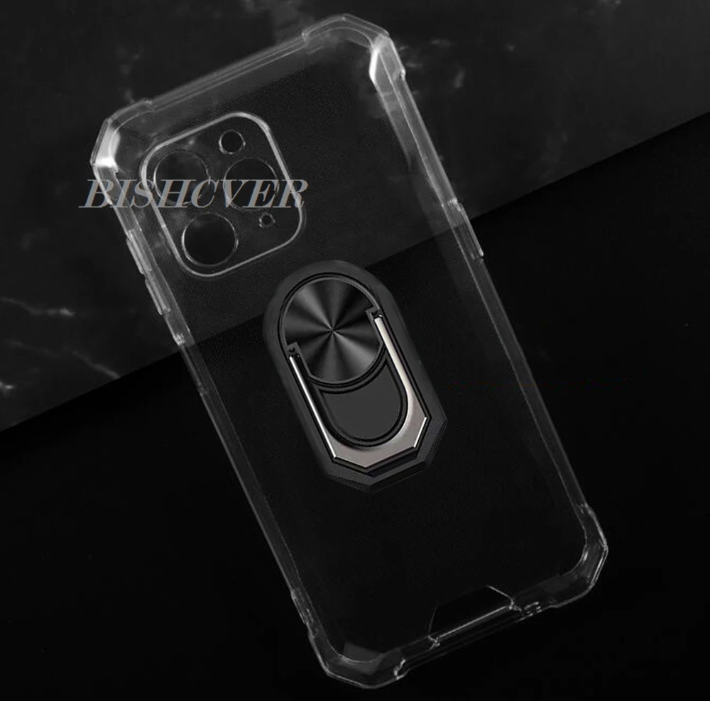 For Blackview BV5300 Plus Pro BV5300Pro BV5300Plus Back Ring Holder Bracket Phone Case Smartphone TPU Soft Silicone Cover