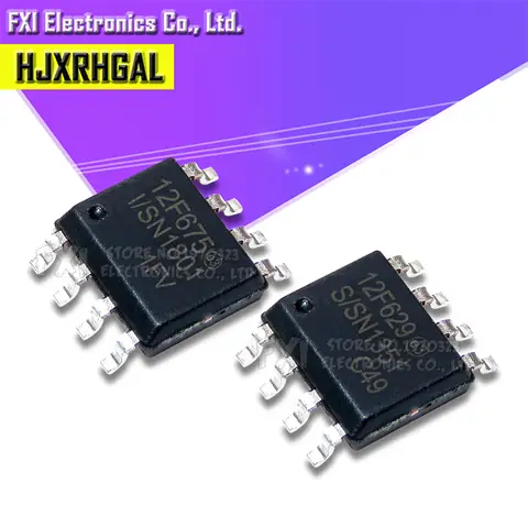 Set of 5 PIC12F675 Microcontrollers HJXRHGAL