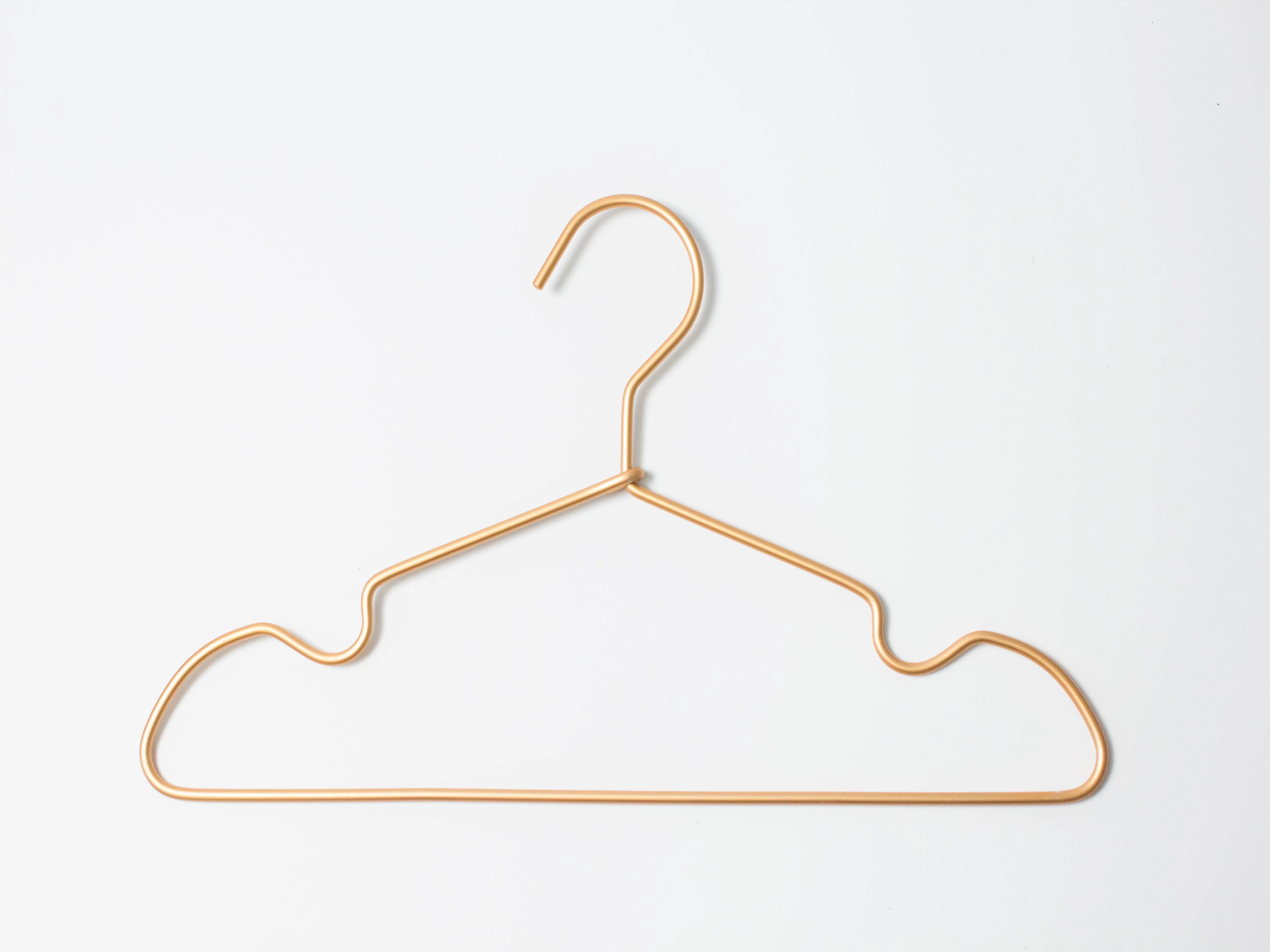 

10 PCS Metal Clothes Hanger For Kids Shirt Coat Anti Slip (DN-2204K-GLD)