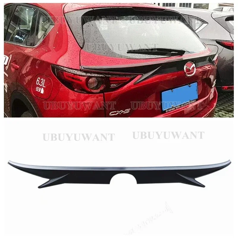 Car Styling ABS Plastic Painted Color Rear Middle Spoiler Trunk Lip Wing For Mazda CX-5 CX5 2017 2018 2019