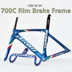 Chameleon Carbon Frame For BB68 Road Bike Frame Customized Color V Brake Road Bicycle Racing