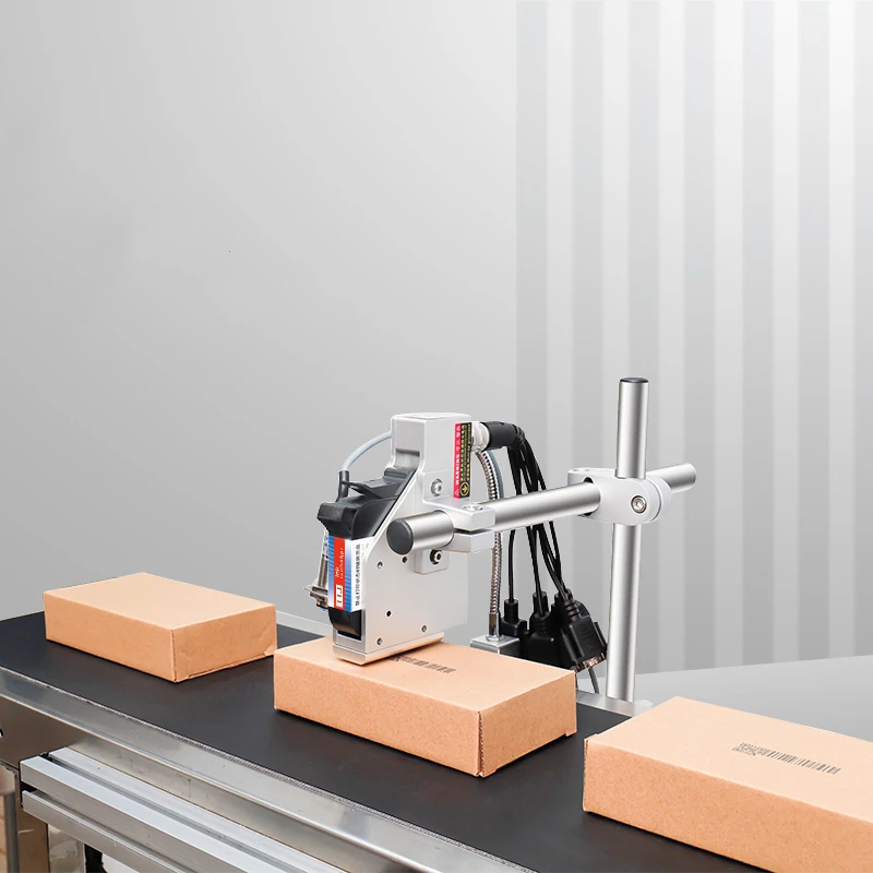 12.7 مللي متر/25.4 مللي متر مجموعة على الانترنت طابعة نافثة للحبر الحرارية الكمبيوتر التحكم عن بعد رمز الاستجابة السريعة دفعة تاريخ انتهاء الصلاحية تاريخ الإنتاج خط الطابعة النافثة للحبر