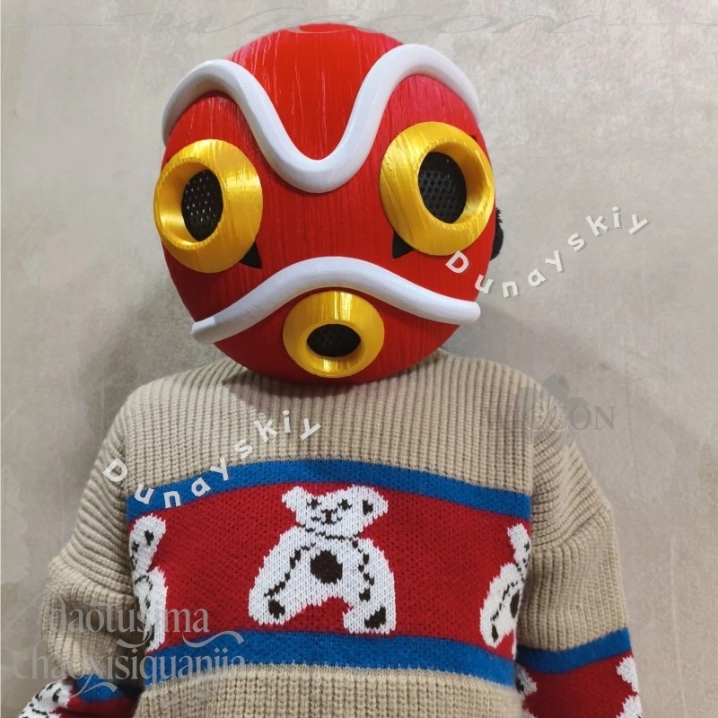 

Horror Furry Monster 3D PLA Actual Photo Cosplay Mask Props Accessories 코스프레 Manga Skull Headwear Halloween Cos Anime Princess