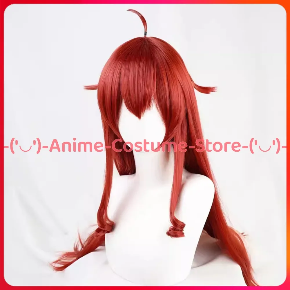 Wig Cosplay Eris Boreas Greyrat dari Mushoku Tensei: Reinkarnasi Tanpa Pekerjaan, Wig Karakter Anime untuk Kostum Pesta Halloween dan Karnaval