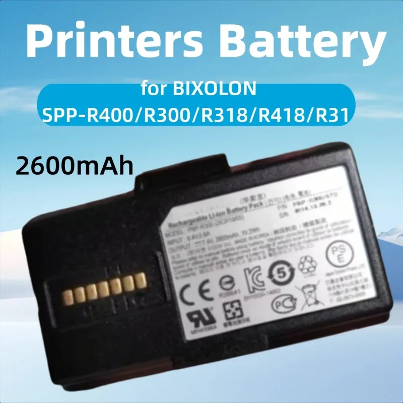 

8.4V 2600mAh for BIXOLON SPP-R400/R300/R318/R418/R31 Printers Battery