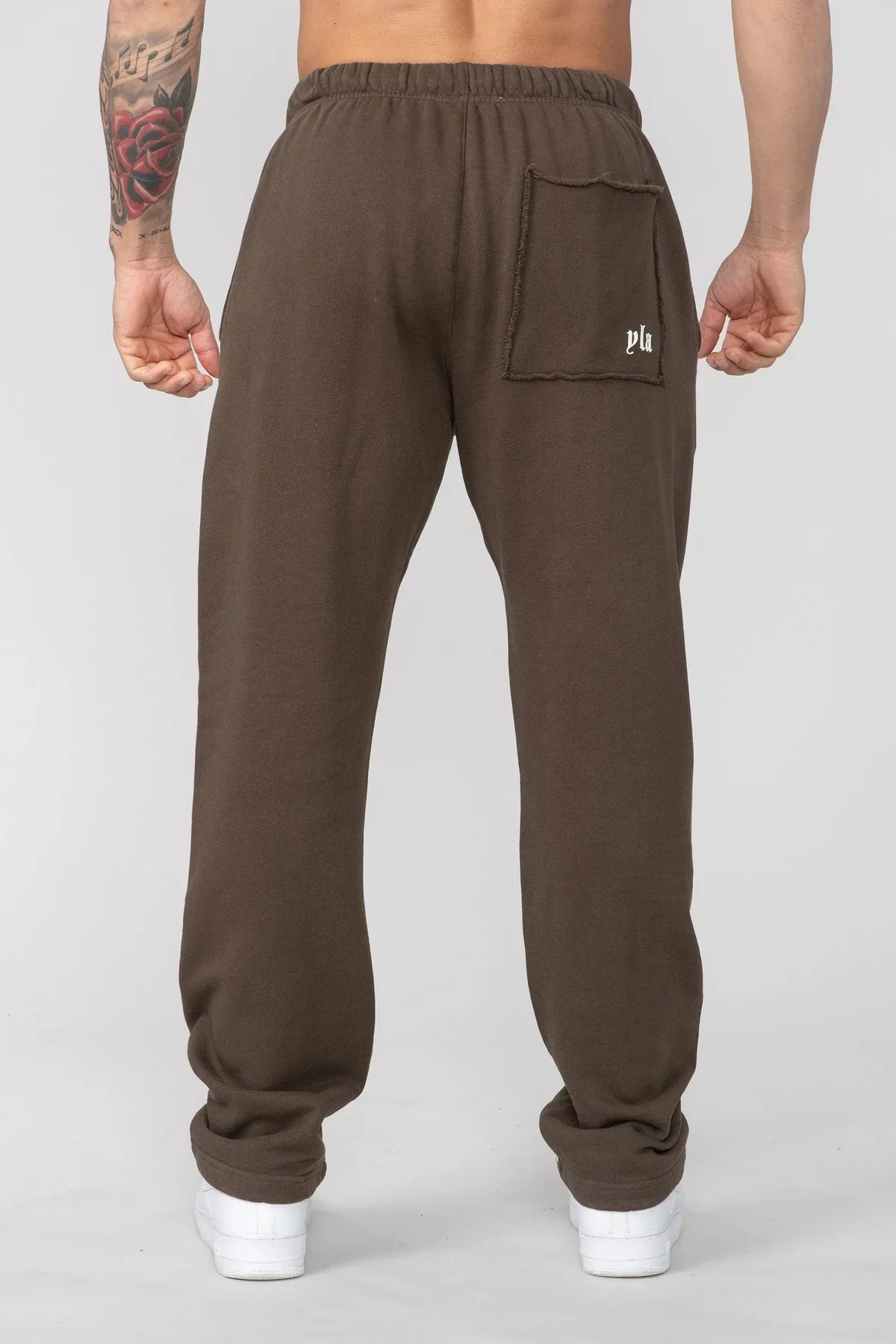 Pantalones de chándal de algodón para hombre, ropa de moda para gimnasio, deportes, Fitness, Jogging al aire libre, cintura media, cordón