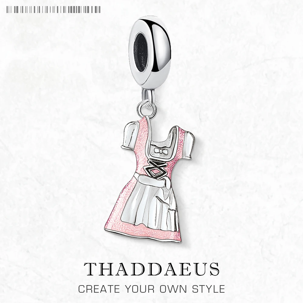 

Fashion Hot Dirndl Pendant Dangle Charm For Women New 925 Sterling Silver Ethnic Gift