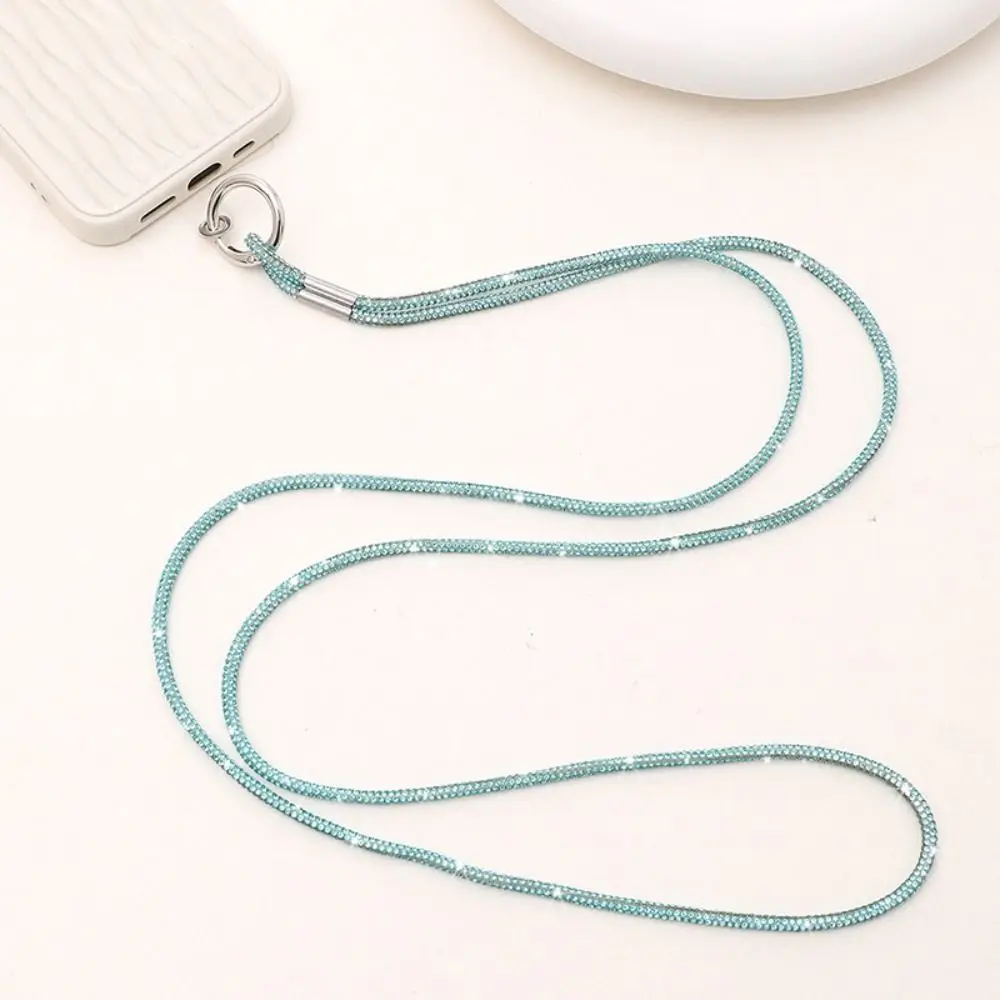 Luxury Crystal Rhinestone Phone Lanyard Bright Bling Bling Phone Anti-lost Rope Hanging Cord Phone Accessories