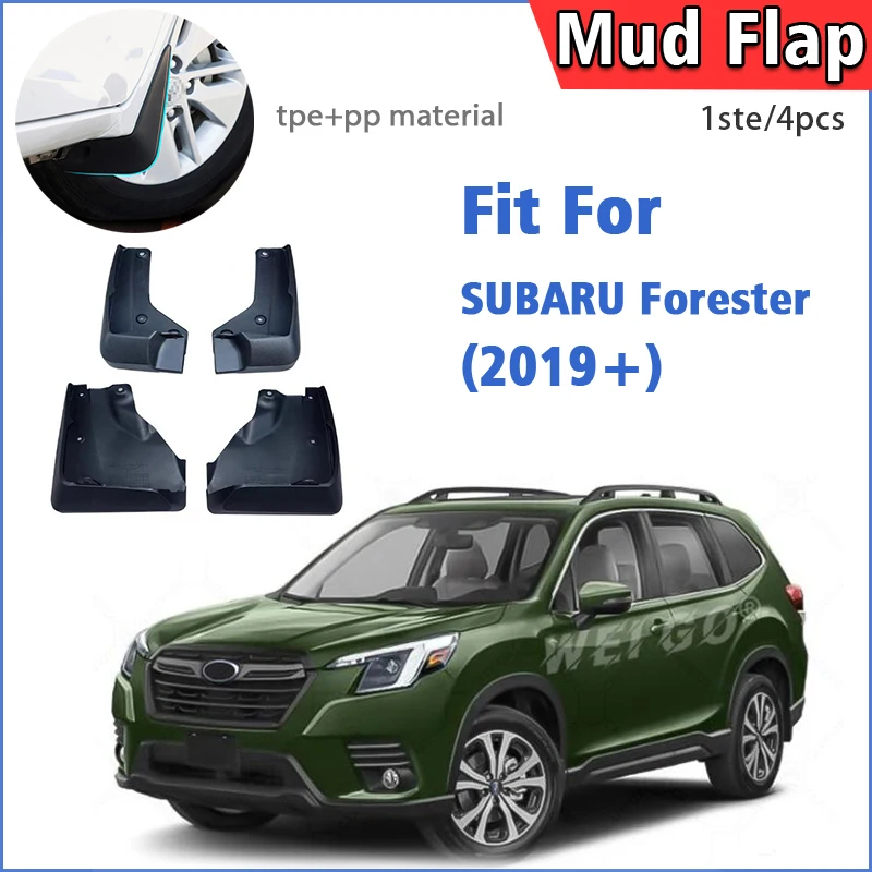 

4Pcs For Subaru Forester SK 2019 2020 2021 2022 2023 Front Rear Mudflaps Splash Guards Fender Mud Guards Car Stying Accessories