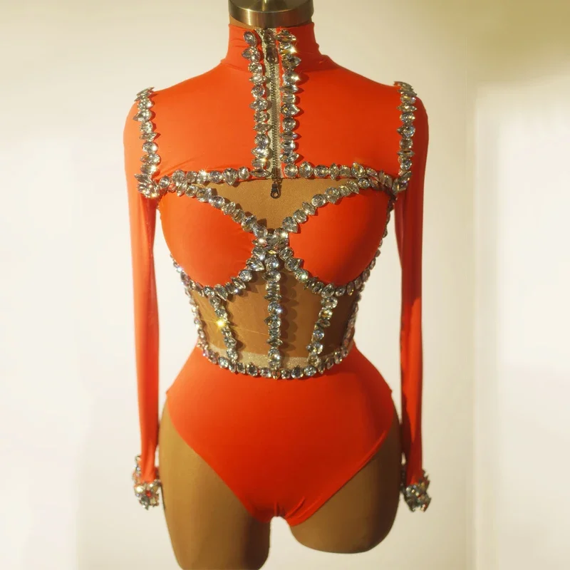 عرض الحفلات سحب الملكة الزي النساء الراين تمتد ارتداءها مثير القطب الرقص الملابس Dj Ds Gogo راقصة زي الهذيان ارتداء