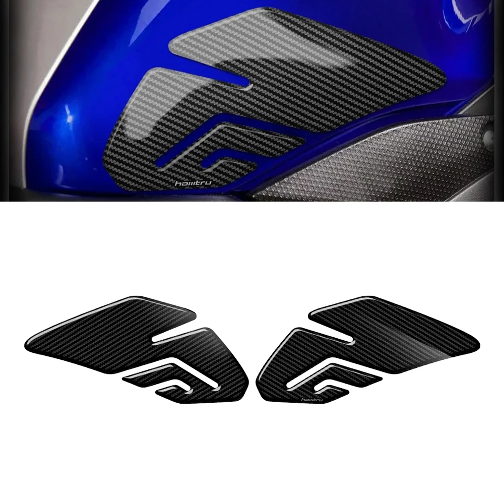 Motorrad Carbon Side Tank Pad Grip Matte für Yamaha YZF R3 2015-2018