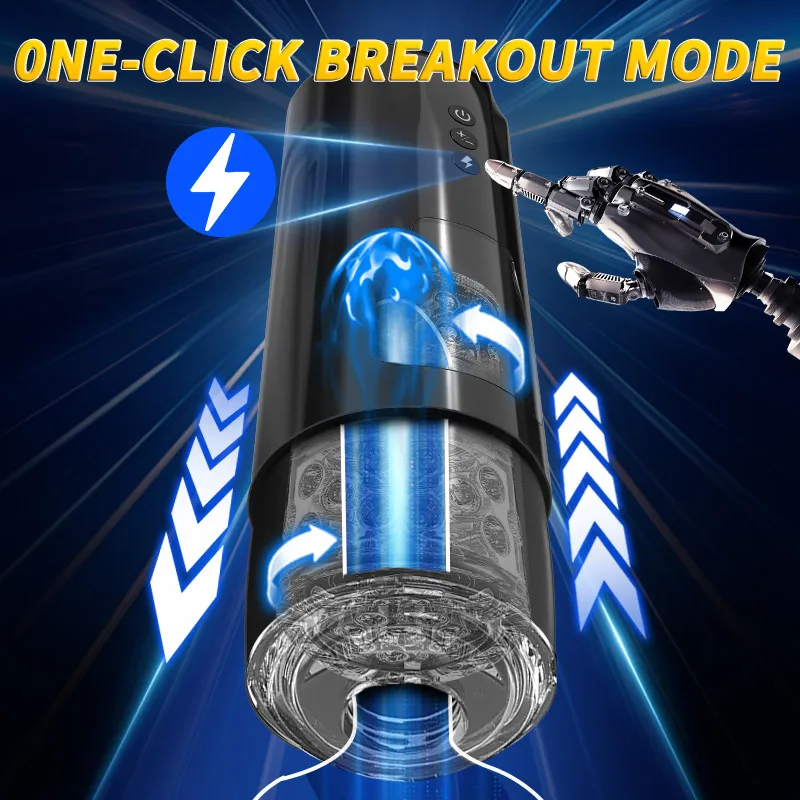 Automatic Male Masturbator Cup with 7 Modes, Hands Free Electric Pocket Pussy for Penis Stimulation, Adult Sensory Male Sex Toy