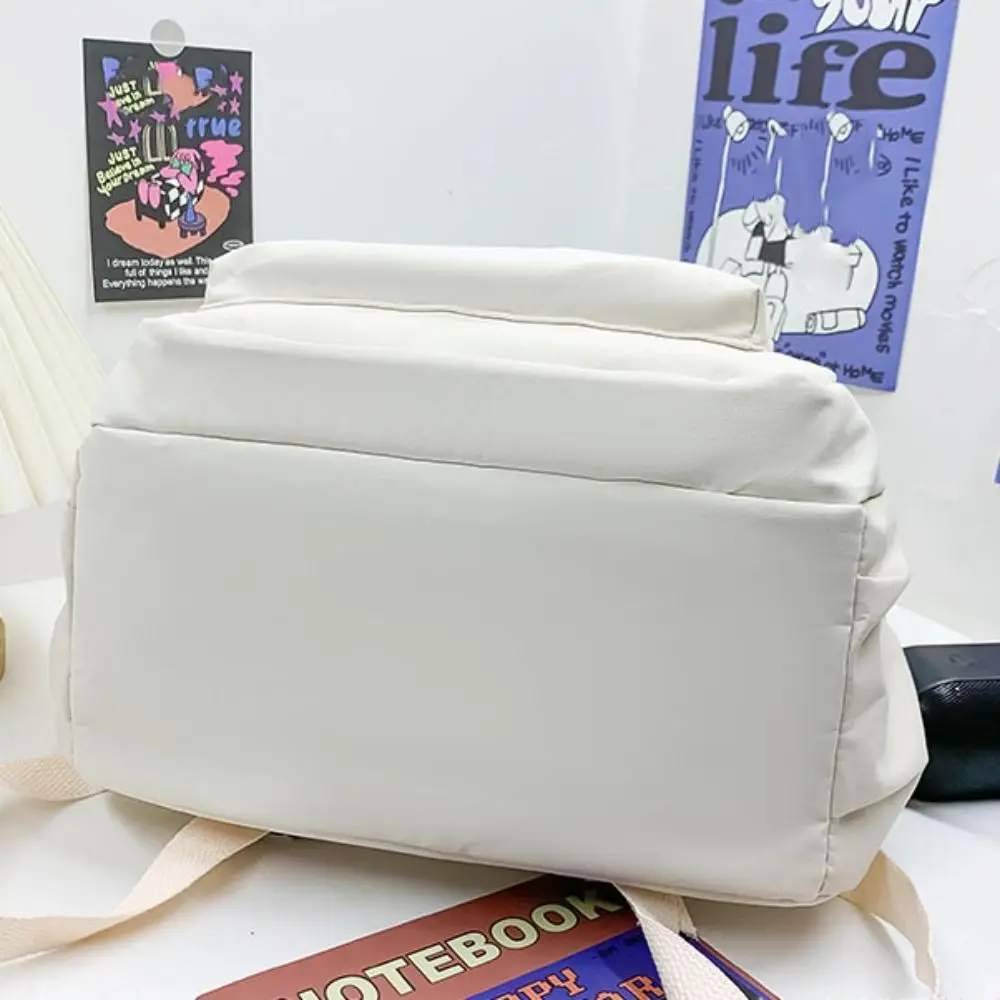 Robuste einfarbige Laptop-Schultasche, einfacher Oxford-Rucksack mit großer Kapazität, Tagesrucksack, wasserdichter College-Rucksack für Männer und Frauen