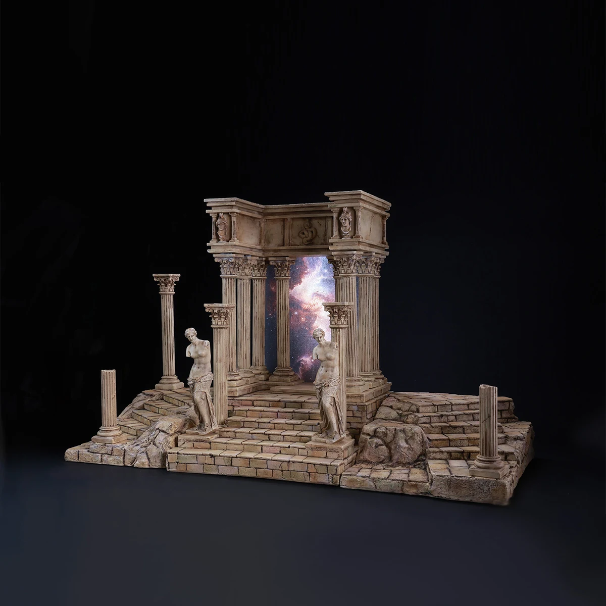 ฐานฉากจำลองโบราณสถาน HIPLAY MMMTOYS สำหรับฟิกเกอร์ขนาด 1/12 สูง 6 นิ้ว