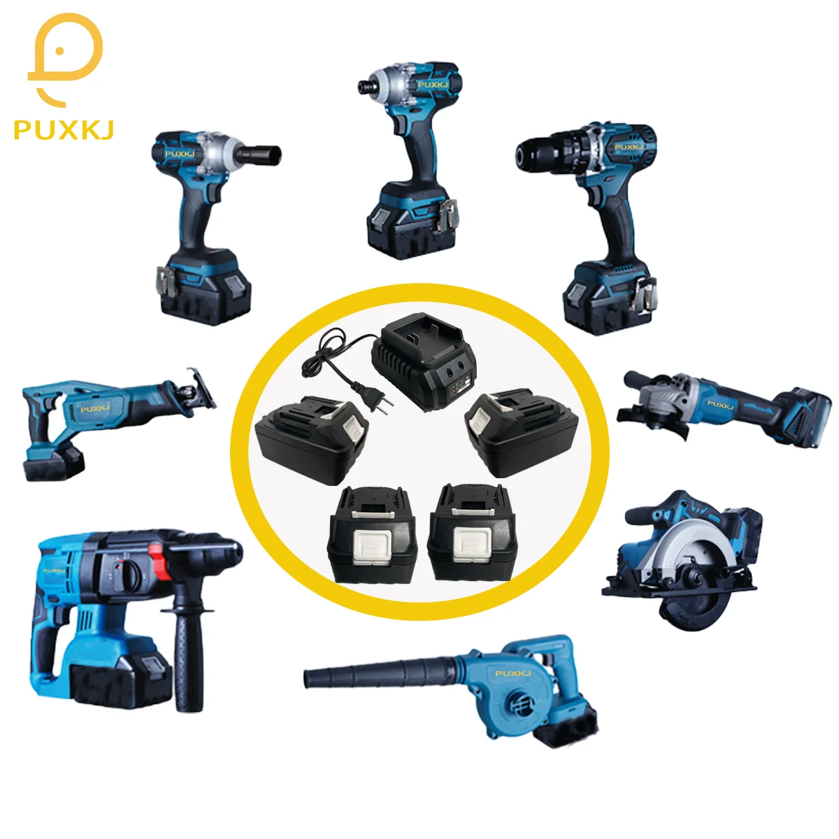 8 in One 15 pieces 4.0Ah 2.0Ah 20V 18V power tools set brushless 20-v max lithium ion cordless combos kits