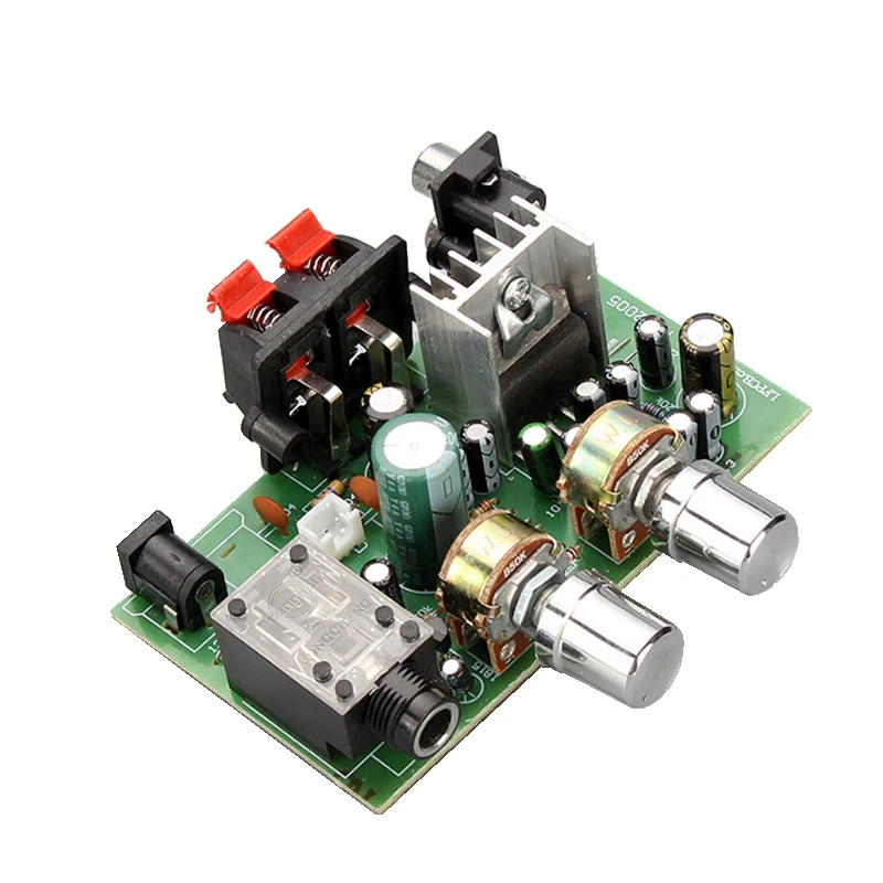 AMPLIFICADOR DE Audio con micrófono UNISIANO de 20W, 2,0 canales, Mini amplificador de megáfono con micrófono TDA2005 para motocicletas, coches y cine en casa DIY