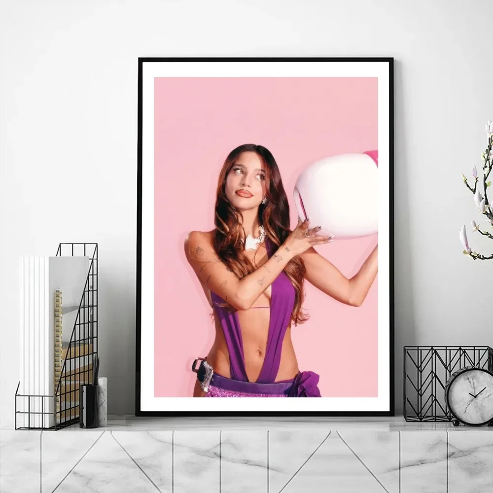 HD قماش الملصقات والمطبوعات للديكور المنزل ، والأزياء الاسكندنافية ، جدار الفن ، إميليا ميرين ، MP3 المغني ، غرفة نوم وغرفة المعيشة #2