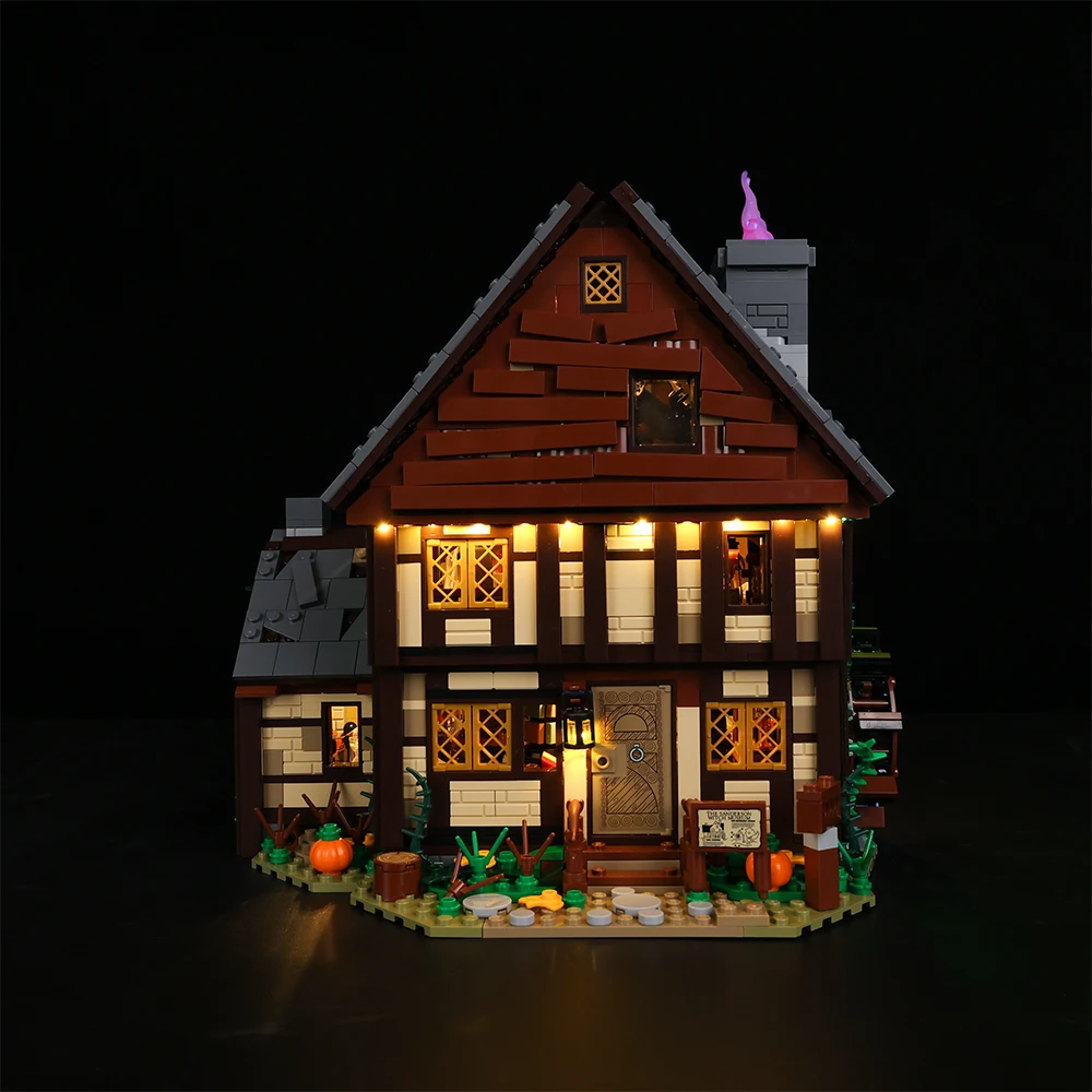 Led Light Kit For Ideas Series 21341 The Sanderson Sisters\' Cottage DIY Toys Set Not Included Building Blocks